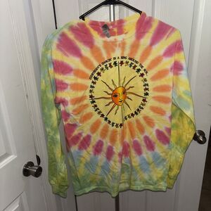 Gildan DEAD Tee Shirt Dancin BEARS Around The Sun Size Small Long Sleeve